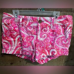 Lilly Pulitzer Walsh Shorts in Pout Pink PBJ size 2